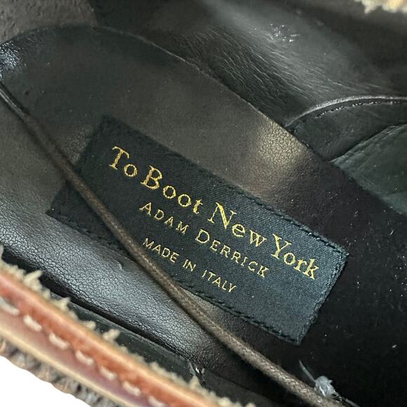 To Boot New York Men's Emil Wingtip Oxford Size 7 New Without Box Brown Leather - Picture 7 of 9